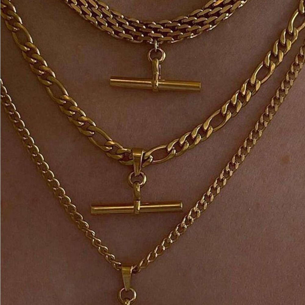 Gold Chain Necklace Q623